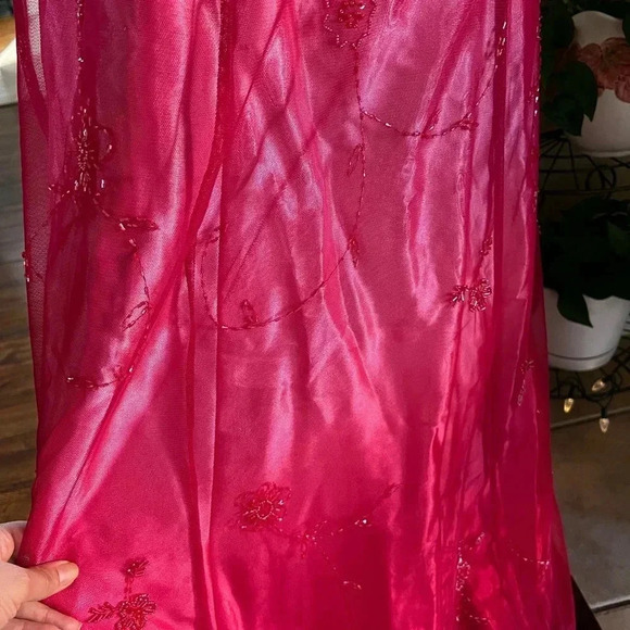 Blondie Nites Women's Red and Pink Dress - Picture 7 of 8